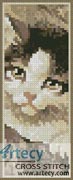 (image for) Kitten Bookmark - Cross Stitch Chart