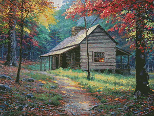 (image for) Light from the Past - Cross Stitch Chart