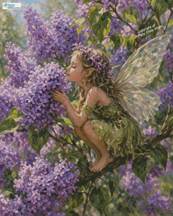 (image for) Lilac Fairy - Cross Stitch Chart @