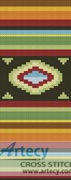 (image for) Mexican Bookmark - Cross Stitch Chart