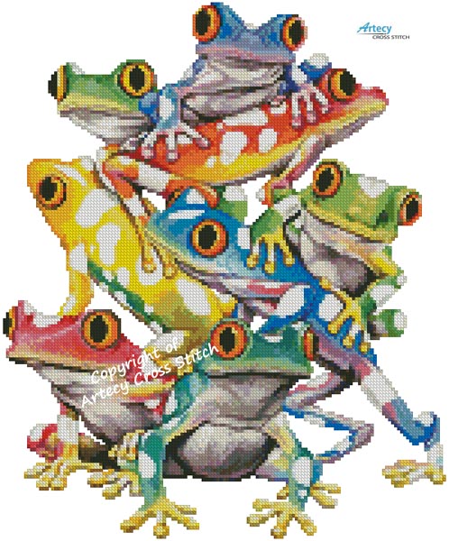 (image for) Mini Balancing Act - Cross Stitch Chart