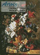 (image for) Mini Bouquet of Flowers in an Urn - Cross Stitch Chart