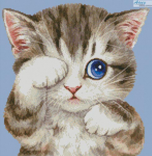 (image for) Mini Cat 103 - Cross Stitch Chart