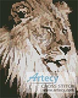 (image for) Mini Lion 2 - Cross Stitch Chart