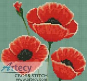 (image for) Mini Poppies - Cross Stitch Chart