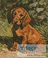 (image for) Mini Puppy - Cross Stitch Chart