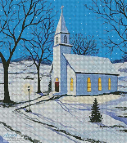 (image for) Oh Holy Night (Crop) - Cross Stitch Chart