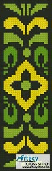 (image for) Ornamental Bookmark 3 - Cross Stitch Chart