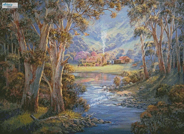 (image for) Peeking through the Forest - Cross Stitch Chart