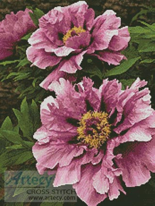 (image for) Pink Petals - Cross Stitch Chart