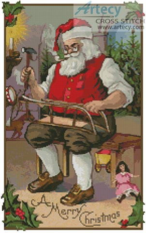 (image for) Santa 2 - Cross Stitch Chart