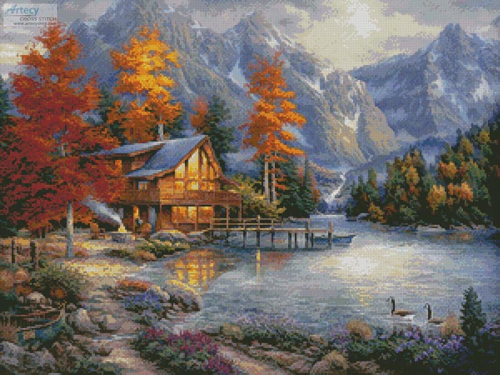 (image for) Space for Reflection - Cross Stitch Chart