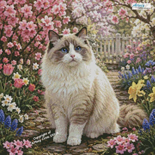 (image for) Spring Ragdoll - Cross Stitch Chart @