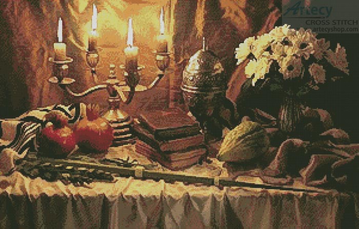 (image for) Sukkot - Cross Stitch Chart