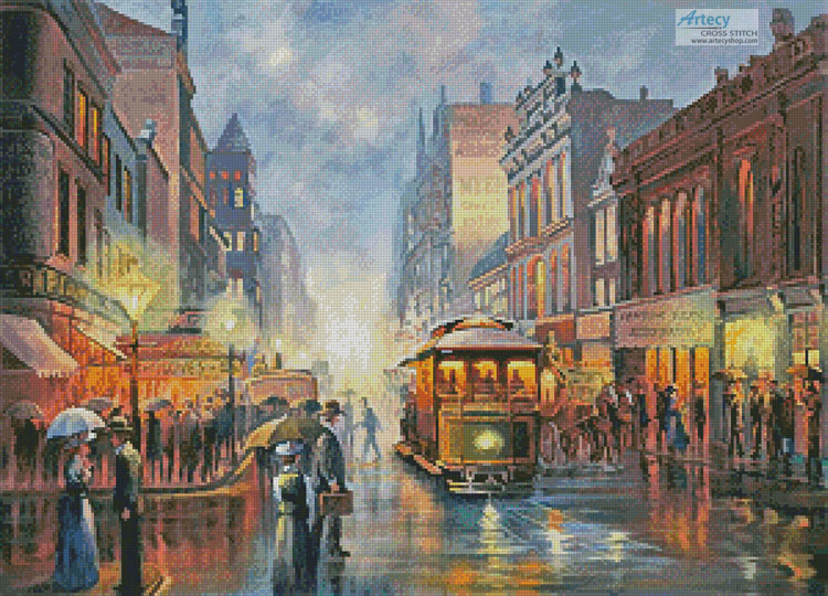 (image for) Sydney by Gaslight - Cross Stitch Chart