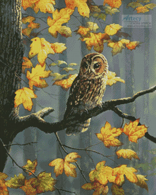 (image for) Tawny Owl - Cross Stitch Chart