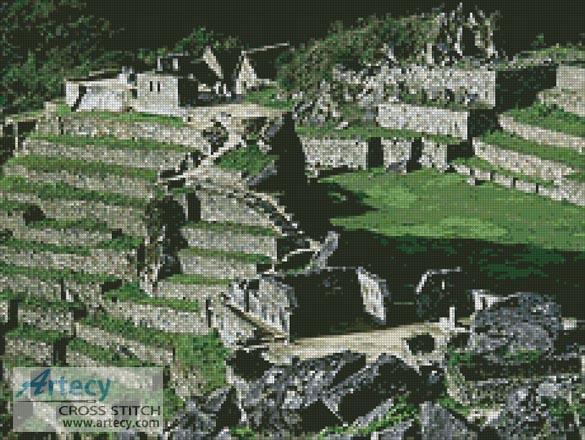 (image for) Terraces - Cross Stitch Chart