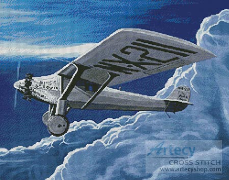 (image for) The Spirit of St Louis - Cross Stitch Chart