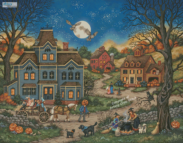 (image for) The Witches Brew (Large) - Cross Stitch Chart