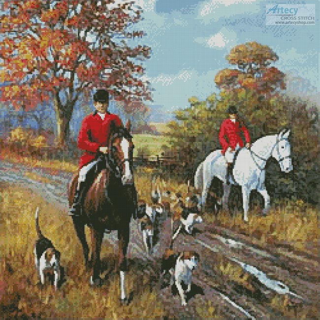 (image for) Those Hunting Days - Cross Stitch Chart
