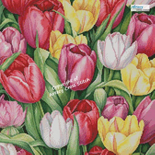 (image for) Tulip Bunch - Cross Stitch Chart @