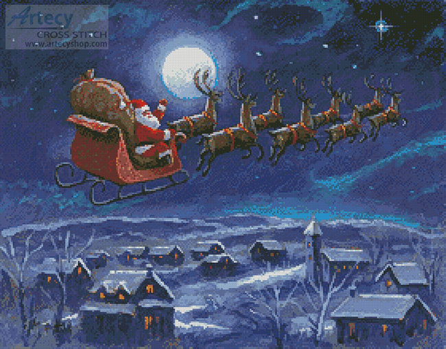 (image for) Twas the Night Before Christmas - Cross Stitch Chart