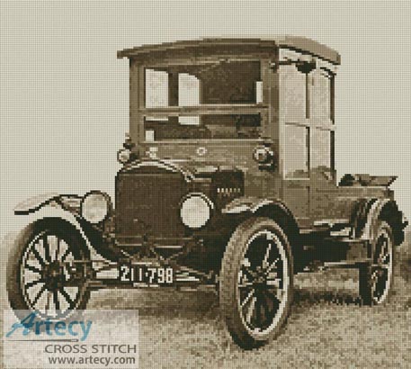 (image for) Vintage Car 2 - Cross Stitch Chart