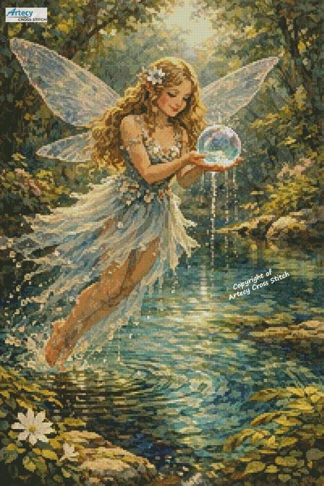 (image for) Water Fairy - Cross Stitch Chart @