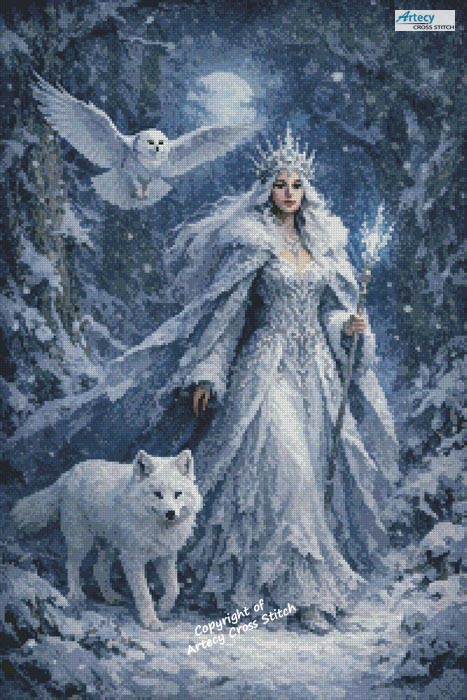 (image for) Winter Queen - Cross Stitch Chart @