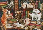 (image for) Library Kittens - Cross Stitch Chart