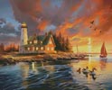 Lighthouse Inlet - Cross Stitch Chart (image for) Lighthouse Inlet - Cross Stitch Chart