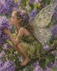 Lilac Fairy (Large Crop) - Cross Stitch Chart @ (image for) Lilac Fairy (Large Crop) - Cross Stitch Chart @