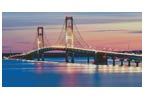 Mackinac Bridge (Large Crop) - Cross Stitch Chart (image for) Mackinac Bridge (Large Crop) - Cross Stitch Chart