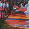 (image for) Maui Sunset - Cross Stitch Chart