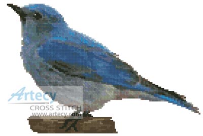 (image for) Blue Bird - Cross Stitch Chart