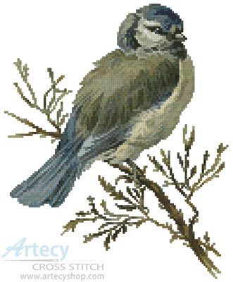 (image for) Blue Tit - Cross Stitch Chart