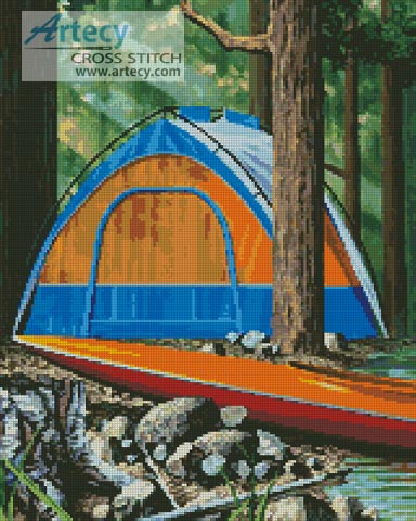 (image for) Camping - Cross Stitch Chart