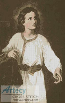 (image for) Christ at Twelve - Cross Stitch Chart
