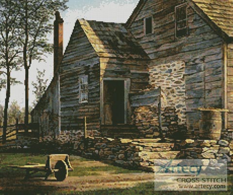 (image for) Long Island Homestead - Cross Stitch Chart