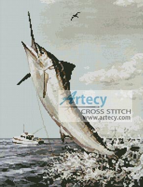 (image for) Marlin - Cross Stitch Chart