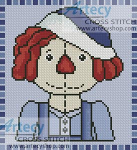 (image for) Mini Country Andy - Cross Stitch Chart