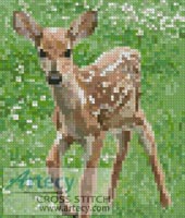 (image for) Mini Fawn - Cross Stitch Chart