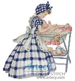 (image for) Retro Mom - Cross Stitch Chart