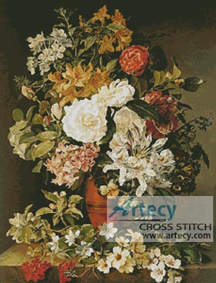 (image for) Still life with Flowers - Cross Stitch Chart