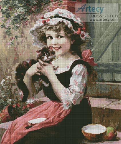 (image for) The Little Kitten - Cross Stitch Chart