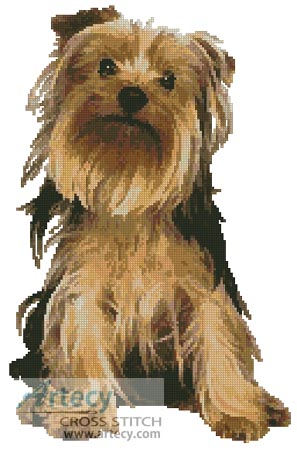 (image for) Yorkshire Terrier - Cross Stitch Chart