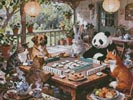 (image for) Mini A Friendly Game of Mahjong - Cross Stitch Chart @