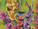Mini Butterflies and Gladiolas - Cross Stitch Chart (image for) Mini Butterflies and Gladiolas - Cross Stitch Chart