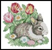 Mini Easter Bunny - Cross Stitch Chart (image for) Mini Easter Bunny - Cross Stitch Chart