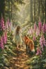 Mini Foxglove Fairy - Cross Stitch Chart @ (image for) Mini Foxglove Fairy - Cross Stitch Chart @
